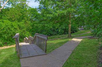 Walking trails throughout property