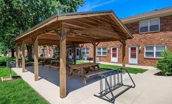 Picnic area with barbecue
