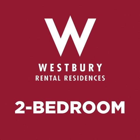 Floor plan for 2 beds, 1 bath, 915 sqft