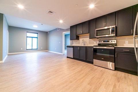 Floor plan for 1 bed, 1 bath, 688 sqft