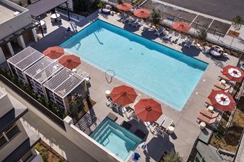 Resort-style pool and spa