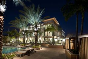San Diego apartment for rent - A large house with a pool in front of it at Circa 37 Apartments, San Diego, California