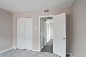 Philadelphia apartment for rent - A room with two white doors and a hallway.