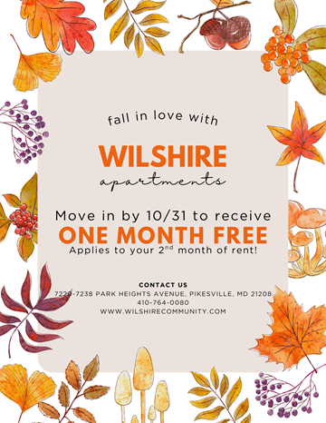 Pikesville apartment for rent - The Wilshire Apartments
