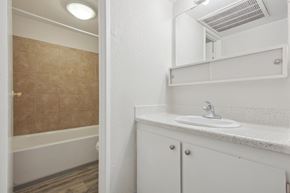 Denver apartment for rent - Bathroom at Lakeridge Terrace Apartments, Denver, 80227