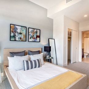 Louisville apartment for rent - Comfortable Bedroom With Accessible Closet at Delo Apartments, Louisville