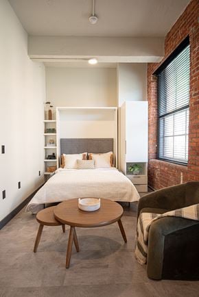 Hartford apartment for rent - Bedroom Interior at The 55 Elm Club, Hartford, CT