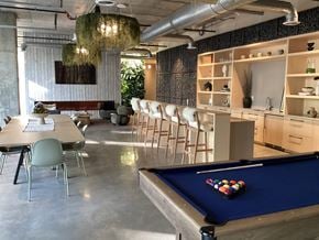 New Haven apartment for rent - A pool table at The Anthem at Square 10 Apartments, New Haven, CT, 06510