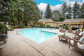Steilacoom apartment for rent - Outdoor Pool at Harbor Oaks, Steilacoom