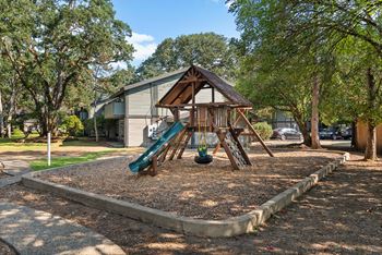 Playground with slide