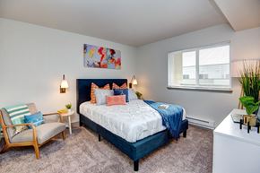 Seattle apartment for rent - Northgate - Row on Third - Bedroom