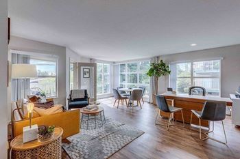 Open concept floor plans