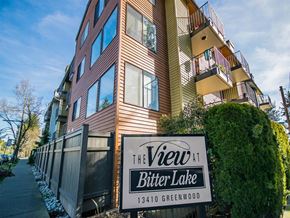 Seattle apartment for rent - Seattle Apartments- View at Bitter Lake- exterior -signage