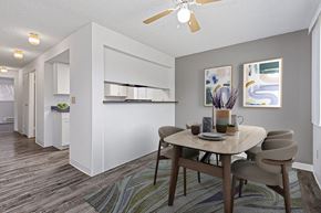 Tacoma apartment for rent - a dining room with a table and chairs at The Verandas, Washington, 98466