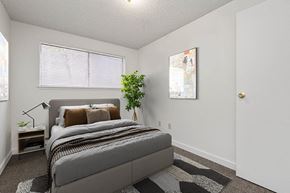Tacoma apartment for rent - a bedroom with a bed and a window at The Verandas, Tacoma, 98466