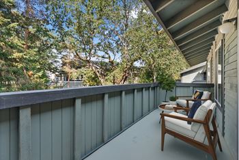 Balcony with chairs