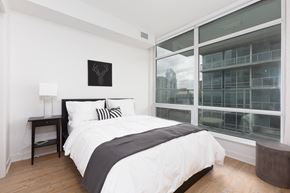 Calgary apartment for rent - Furnished 1 Bed Floor Plan - A Plan