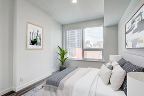 Calgary apartment for rent - Comfortable Bedroom With Large Window at BLVD Beltline, Calgary, AB, T2G 2K4