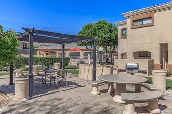 Outdoor grill and patio