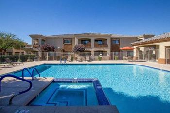 Large outdoor pool area
