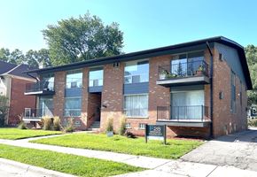 Ferndale apartment for rent - a brick apartment building with balconies