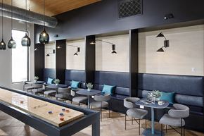 Las Vegas apartment for rent - The game room features a lounge-style seating area and social environment