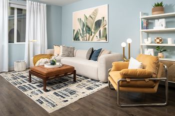Luxury vinyl plank flooring