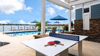 Outdoor ping pong table