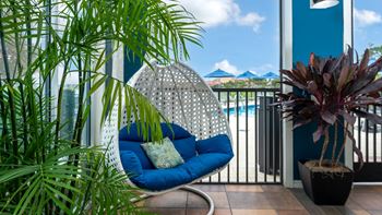 Lakeside porch
