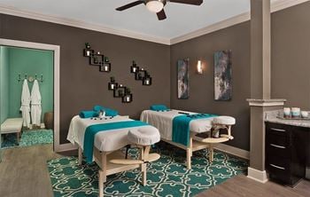 Relaxation massage room