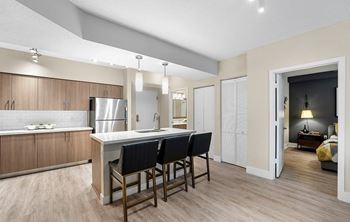 Luxury vinyl plank flooring throughout