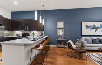 Luxury vinyl plank flooring
