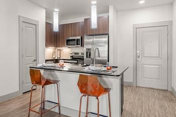 Luxury vinyl plank flooring