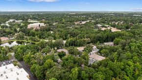 Port Orange apartment for rent - A bird's eye view of a green campus with a large building in the distance.