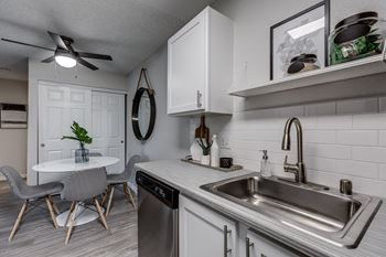 Spacious kitchens