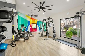 High-tech 24-hour fitness center