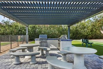 Gas barbecue areas throughout the community for easy access