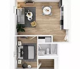 Floor plan for 1 bed, 1 bath, 575 sqft