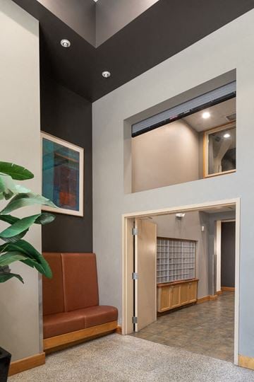 Seattle apartment for rent - a living room with a couch and a window