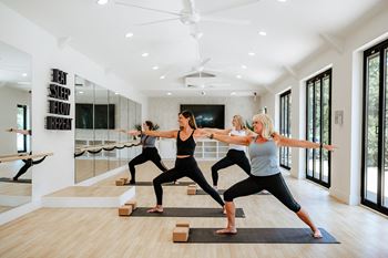 Weekly group total body, barre and yoga classes, as well as unlimited fitness ondemand classes in the flow yoga studio