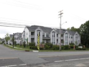 Toms River apartment for rent - an apartment building on the corner of a street