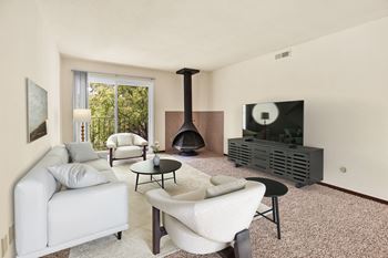 Living room with tv
