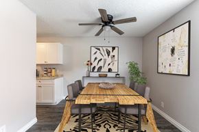 Tampa apartment for rent - a furnished dining room, Timberfalls Apartments