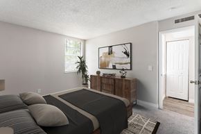 Tampa apartment for rent - a furnished bedroom, Timberfalls Apartments