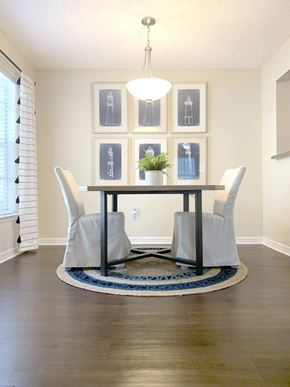 Palm Harbor apartment for rent - A dining room with a table and chairs.
