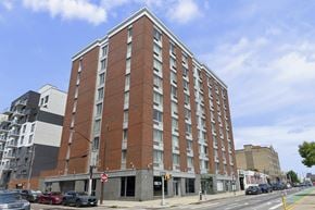 Woodside apartment for rent - Elegant Exterior View at The Icon 52 Apartments, Woodside, New York