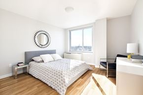 Woodside apartment for rent - Bedroom with a Bed at The Icon 52 Apartments, Woodside, NY