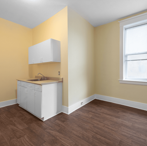 Floor plan for studio, 225 sqft
