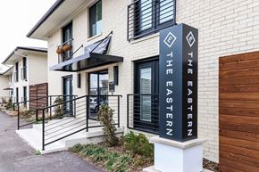 Dallas apartment for rent - Exterior building at The Eastern Apartments, Dallas, TX, 75204