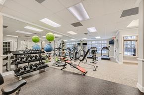 Germantown apartment for rent - Premium fitness center with strength and agility equipment at Park at Kingsview Village in Germantown, MD
